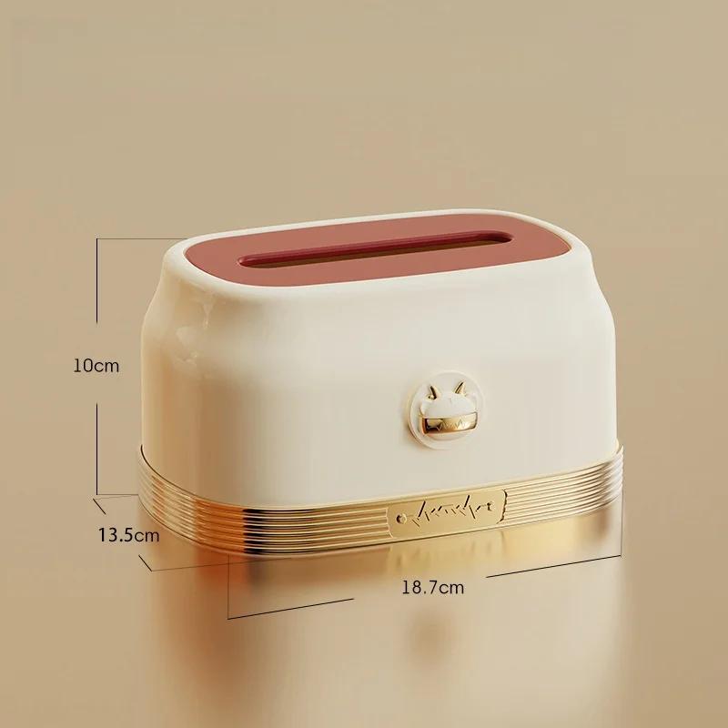 

Настольная коробка для салфеток, креативный органайзер для салфеток, симпатичный контейнер для салфеток, держатель для бумаги, держатель для салфеток, бытовые коробки для хранения бежевый