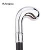 White Hanger Fashion Walking Stick Decorative Cane Elegant Fashion Cane Cosplay Alloy Crosier Vintage Stick 94cm