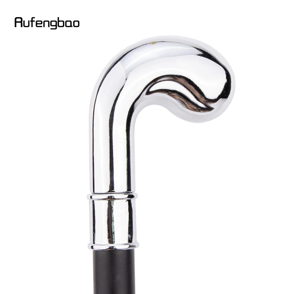 White Hanger Fashion Walking Stick Decorative Cane Elegant Fashion Cane Cosplay Alloy Crosier Vintage Stick 94cm