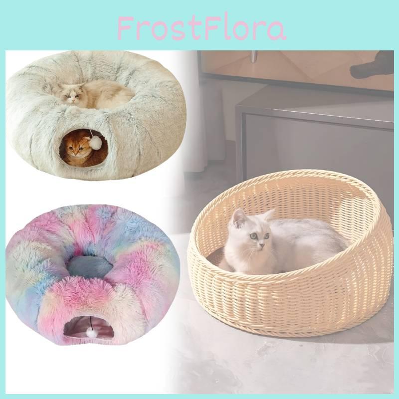Luxurious Long Plush Cat Cave Tunnel Warm Foldable Pet Bed Ideal For Cats And Small Dogs Featuring Cozy Design