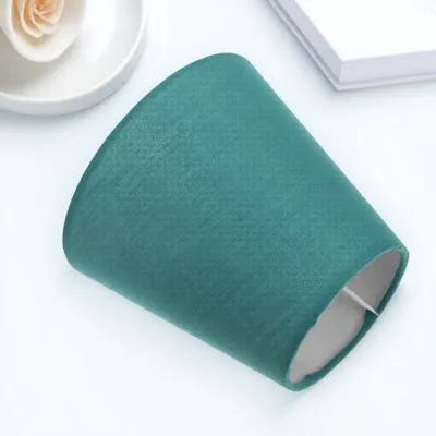 Macaron Lamp Shade Hanging Cover Green Fabric Lampshade Household Ceiling Lamp Cover Lightweight Soft Light Shade for Home Hotel