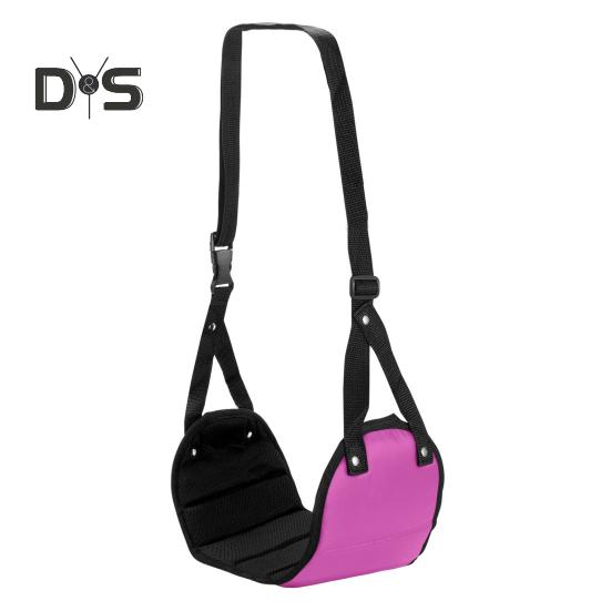 Fußhängematte für Flugzeuge, Länge verstellbar, breite Plattformbasis, Fußstütze, tragbare Hängematte zum Entspannen unter dem Schreibtisch für die Füße im Büro, Reiseutensilien