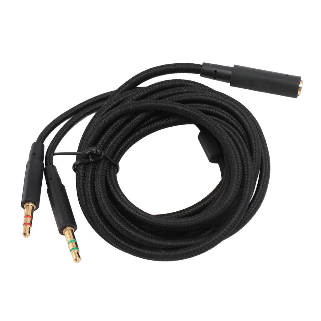 Headphone Adapter Cable Low Loss Headset Splitter Adapter Cord for Kingston HyperX Cloud Stinger