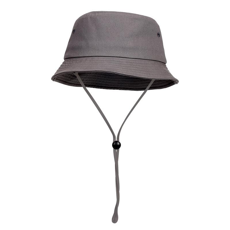 Oversize XXL Summer Unisex Bucket Sun Hat Water Repellent Fisherman Hats Men Women Travel Hat with Detachable Chin Strap