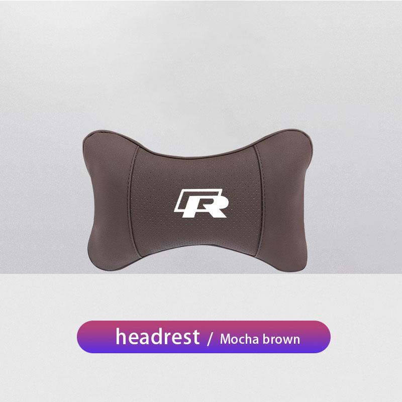 

Для VW Volkswagen Jetta MK5 Golf Кожаный Автомобильный Подголовник Сиденья Пена с Памятью Комфортная Подушка для Шеи Автомобильные Интерьеры Для Volkswagen VW RLin