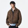 American Retro Barn-Style Unisex Suede PU Leather Jacket - New Autumn/Winter 2025 Casual Workwear Jacket for Men