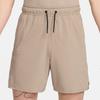 Nike Dri-FIT Unlimited Solid Color Logo Embroidered Comfortable Unlined Versatile Casual Shorts Men shorts Khaki DV9341-247