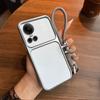 Luxury Big Window Phone Case with Lanyard for OPPO Reno10pro 5G Premium Textured Casing