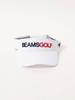 Beams Golf Standard Visor 3 Hat, White