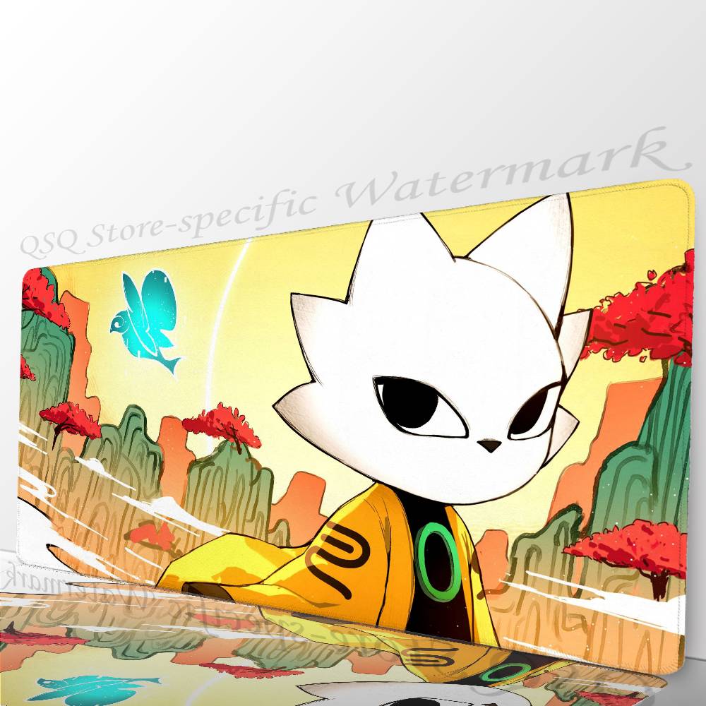Nine S-Sols Anime Game Mousepad Non-slip Suitable For Office Computers Laptops E-sports Game Desk Mats XXL Keyboard