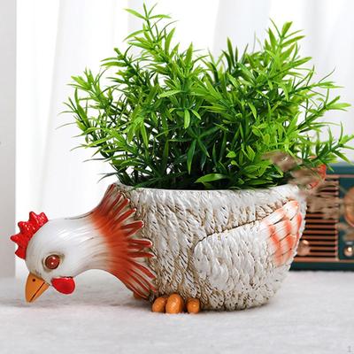 Figurină de ghiveci cu animale, mini ghiveci, pentru decorarea biroului