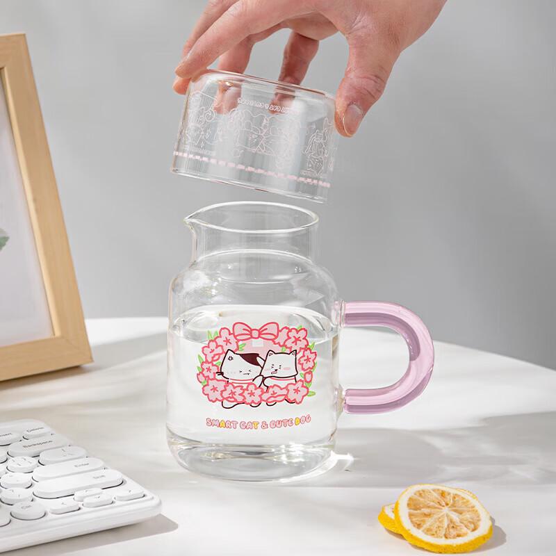 Shan Chong Shan Cute Pet Diary Glass Tea Set