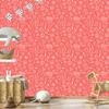 Wallpaper School Supplies Coral, Coral Background for Living Room and Bedroom 50x1000