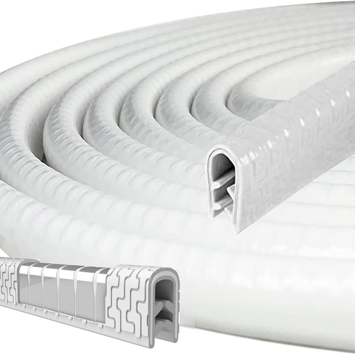 

Magi s Gift Car Door Mall Series 2024 White Product Innovation! U-Shaped Door Edge Protector, 5M белый