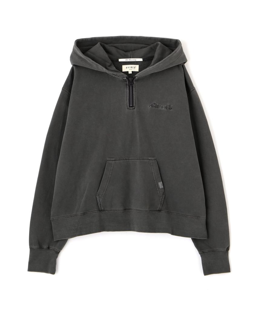 AVIREX FADE WASH CADET PATCH H Z HOOD PARKER Women's F 410 Charcoal 783-5131601