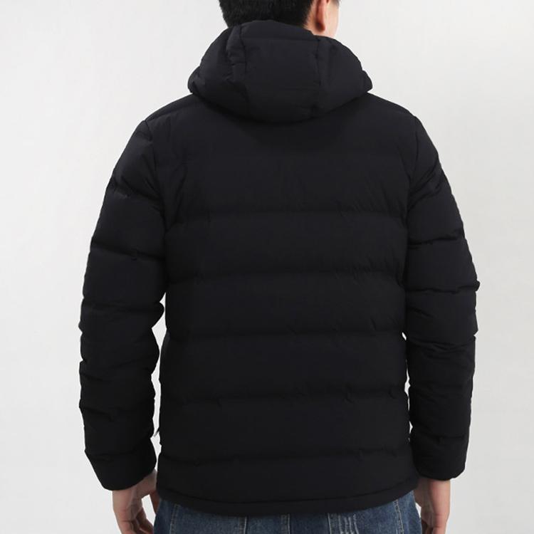 adidas Casual Sports Hooded Long Sleeve Jacket Down Jacket Men Outerwear Black FT2521