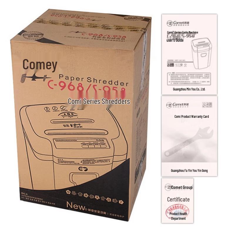 Comi C-968 Paper Shredder CN plug (adapter included)