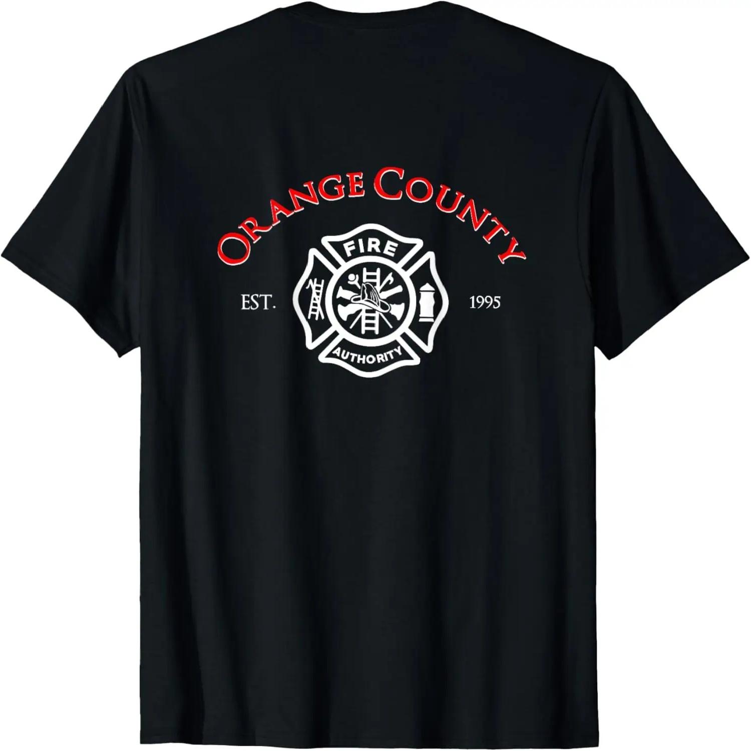 Orange County Fire Authority California Fireman Duty T-Shirt T-Shirt S