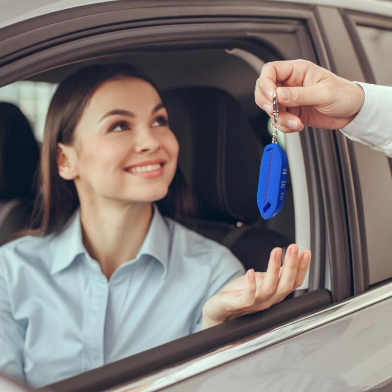 Scratchproof Key Case Key Protector Cover Waterproof Remote Key Protective Shell Honeycomb Texture Case