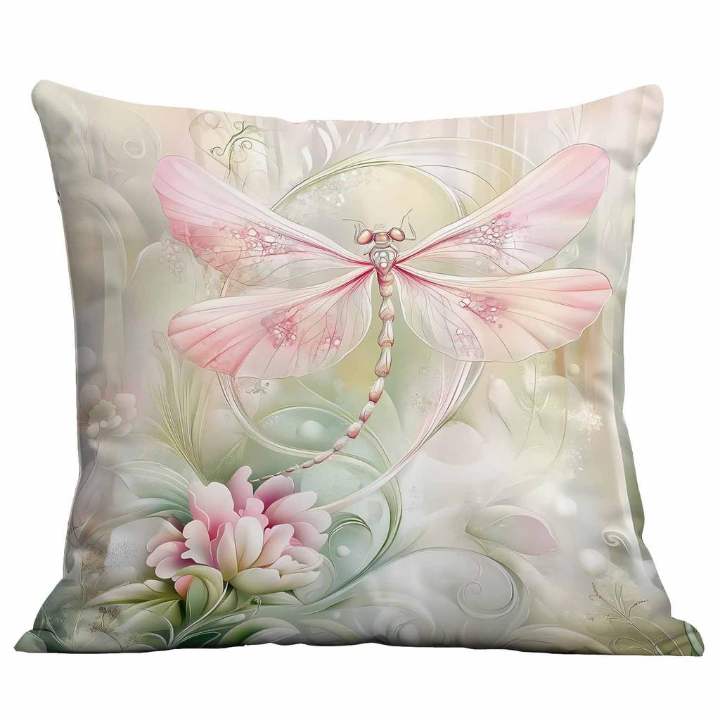 Nowa Piękna i Marzycielska Poszewka na Poduszkę w Kwiaty Domowa Poszewka na Poduszkę na Sofę