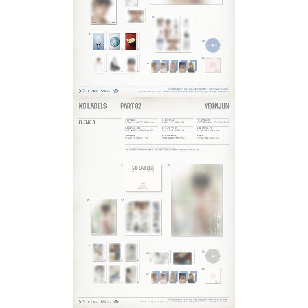 [Pre-order] YEONJUN - NO LABELS: CZĘŚĆ 02