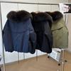 Giacca da lavoro invernale di alta gamma con ampio colletto di pelliccia, imbottita in piuma e cotone, moda donna, corta, spessa, parka da donna, cappotti