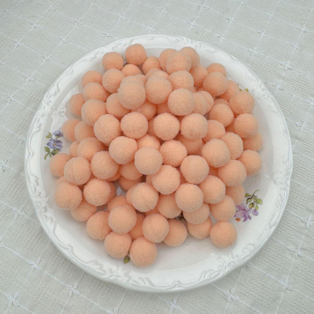 In Stock: High Elasticity Fluffy Polyester Hairball for DIY Handmade Clothing Accessories