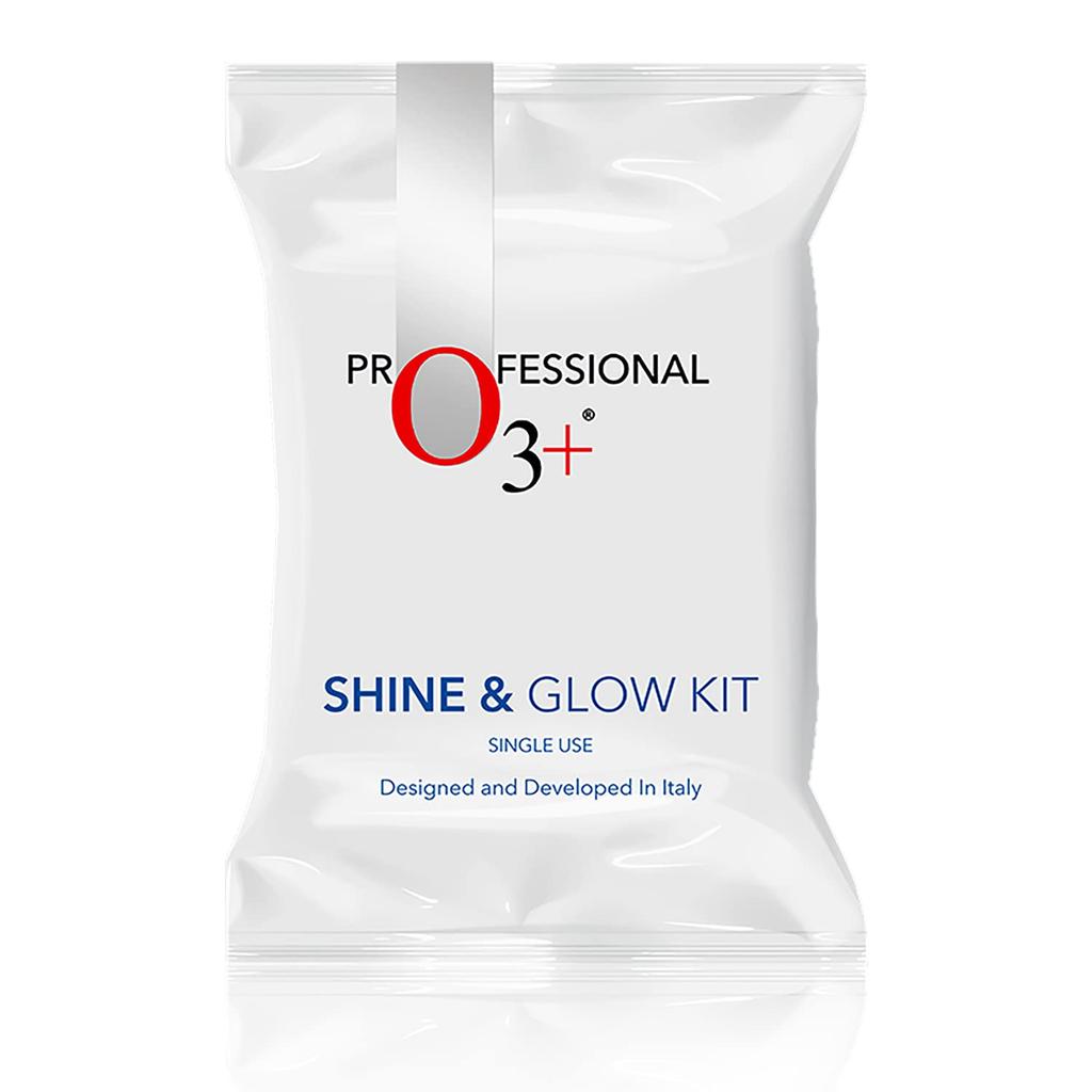 O3+ Shine & Glow Monodawkowy Zestaw do Twarzy 32g+6ml Dla Promiennej, Jednolitej Cery Codzienna Pielęgnacja Opakowanie 2 szt.