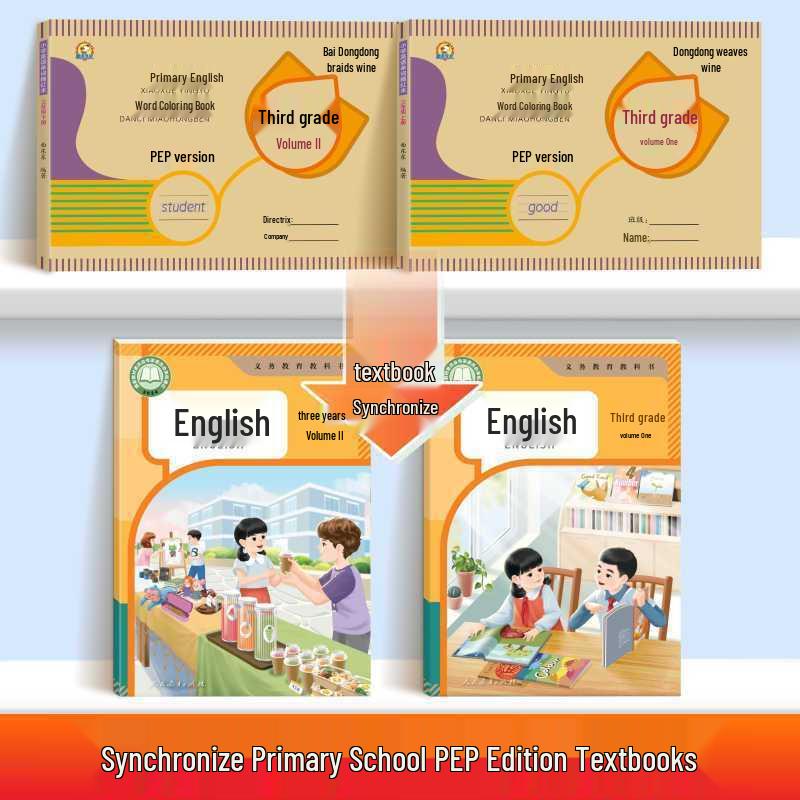 Third Grade English Tracing Workbook: Upper & Lower Levels - Synchronized Lessons & Practice for Beginners