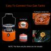 2 In 1 2000W Portable Heater Camping Stove Heating Cooker For Cooking Backpacking Ice Fishing