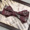 Adjustable Red Serise Bow Tie Soft Bridegroom Groomsman Cravat Men Necktie  Chinese Wedding