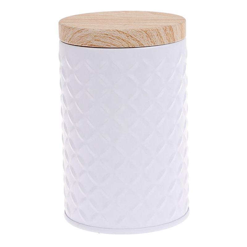 Wysokiej klasy metalowe pudełko z blachy o wyglądzie drewna 7,5x11,6 cm Solidne metalowe pudełko do przechowywania Domowy organizer