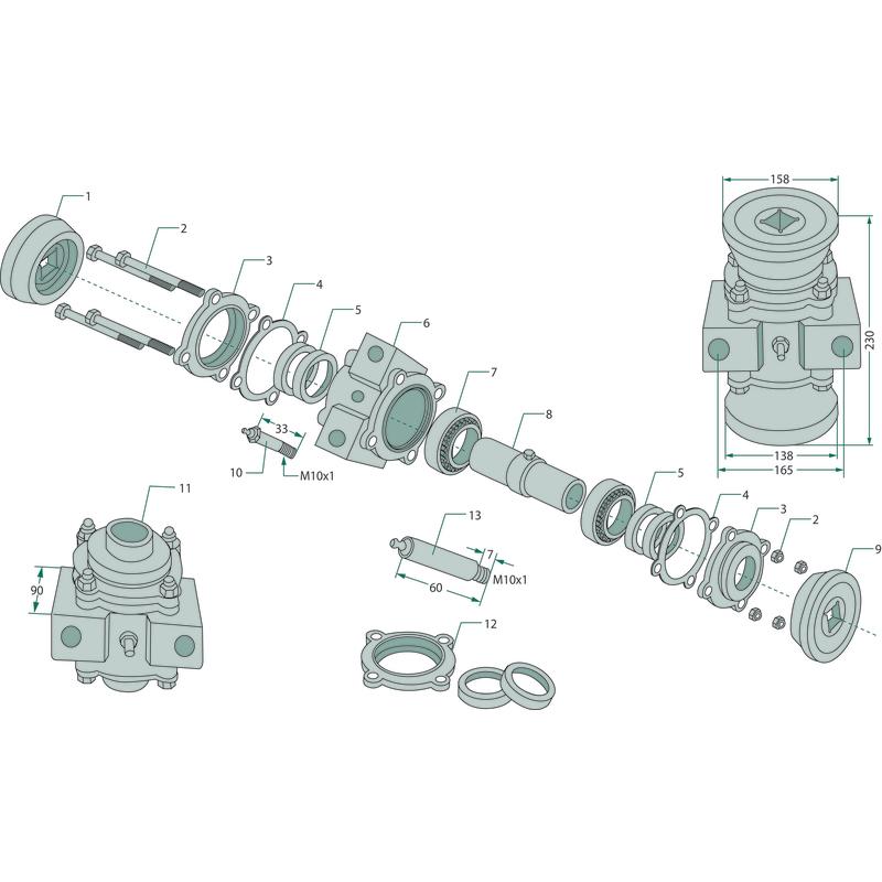 Bearing housing 18031-0037T GRANITE