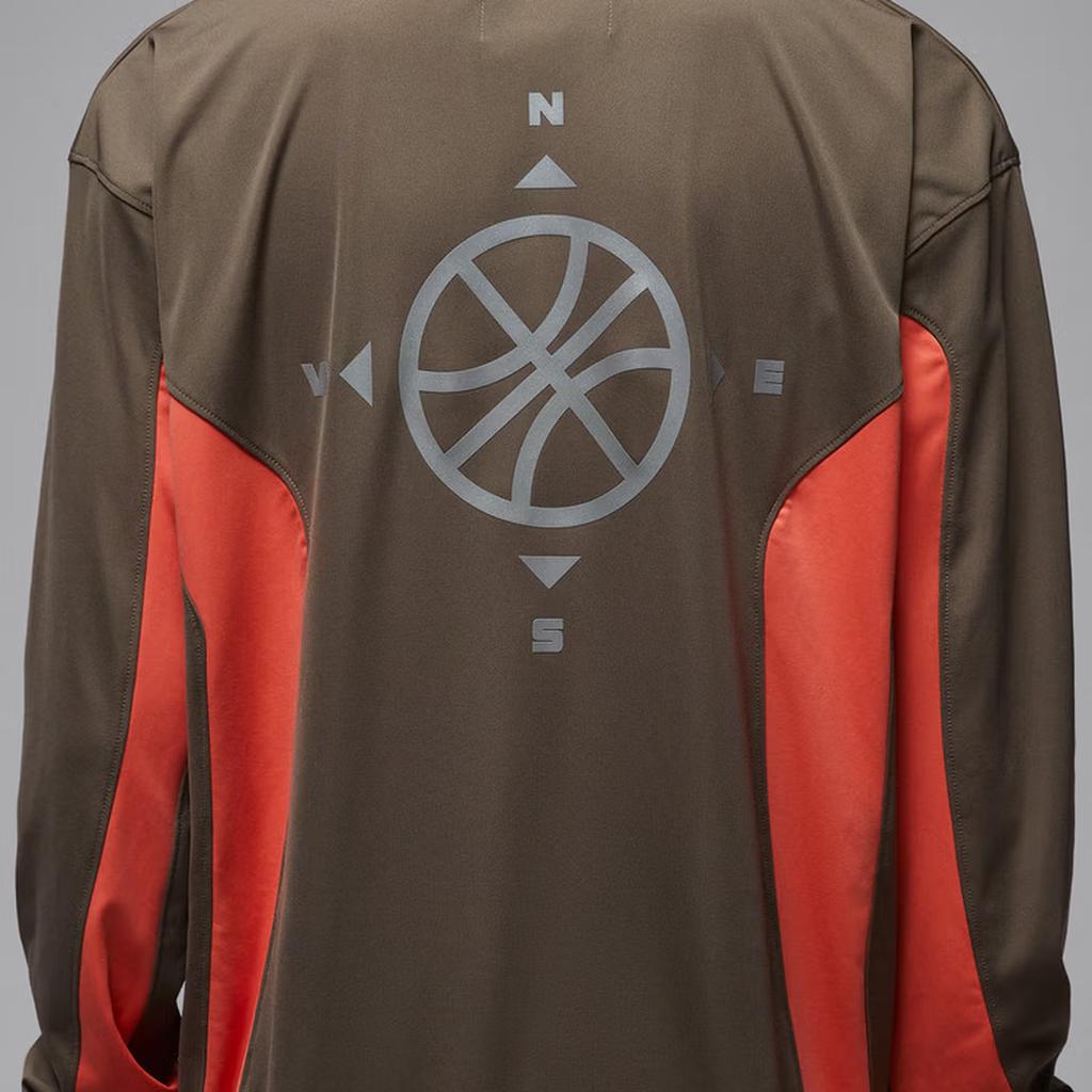 Jordan Pulsower z okrągłym dekoltem Wszechstronny T-shirt z długim rękawem Męskie topy IF1886040