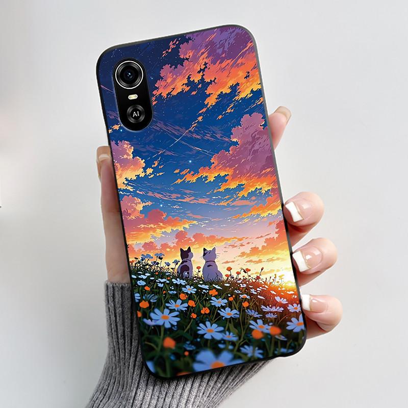 For ZTE Blade A31 Plus / BladeA31 Case Matte Black Aesthetic Luxury Cute Cool Boys Girls Pattern Casing Soft Silicone Back Cover