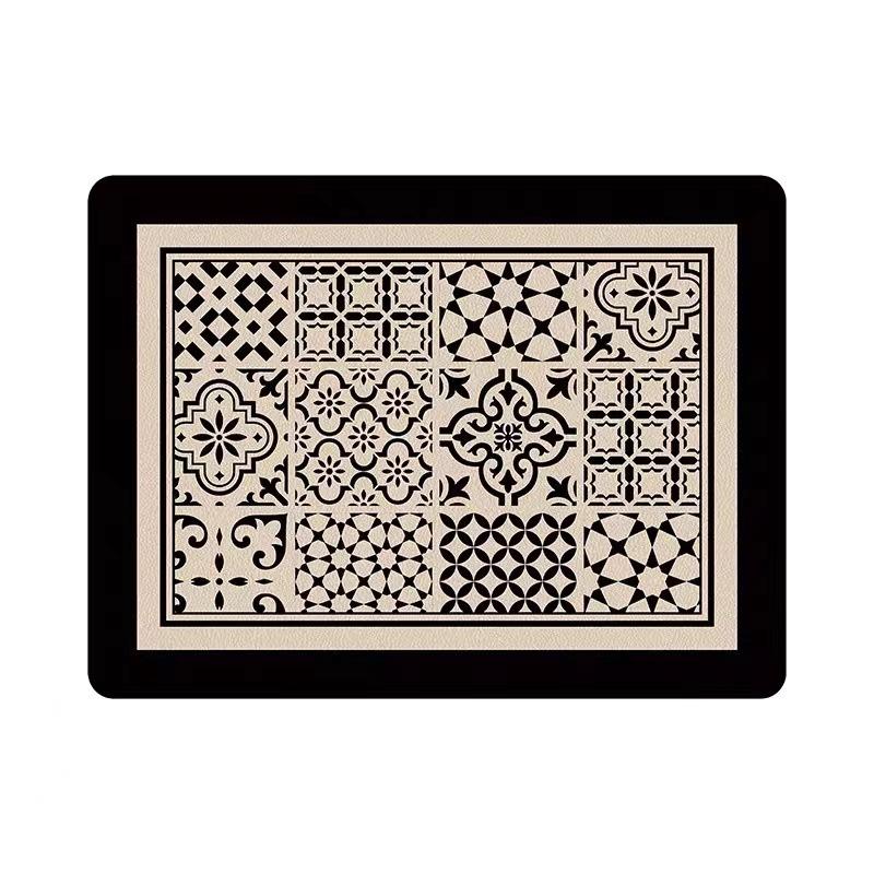 Печатный коврик для сушки посуды коврик для сушки стола термостойкие коврики для столешницы кухонные коврики впитывающие коврики для сушки посуды ковры для дома принадлежности 50X60cm 1548₽