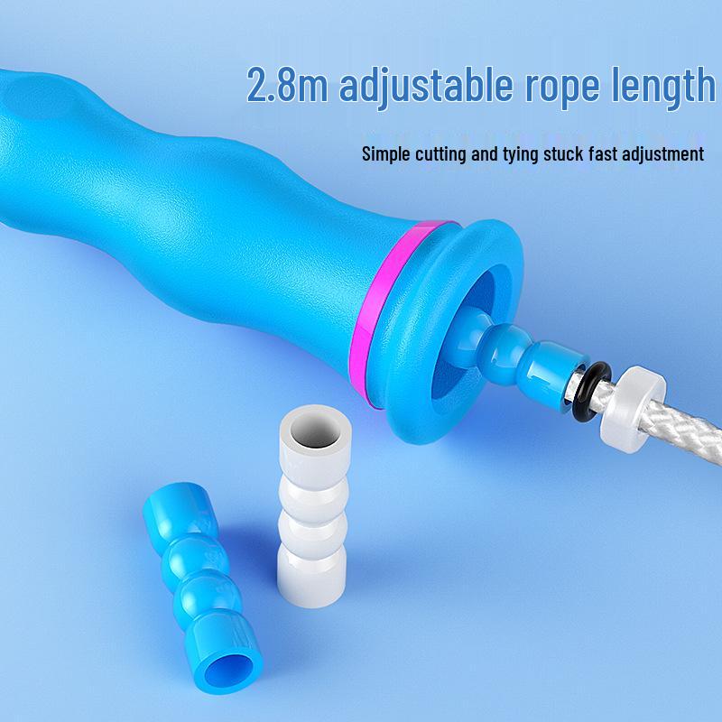 Adjustable Bamboo Jump Rope for Kids & Beginners: Ideal for Kindergarten, Primary School, Physical Education, and Weight Loss.