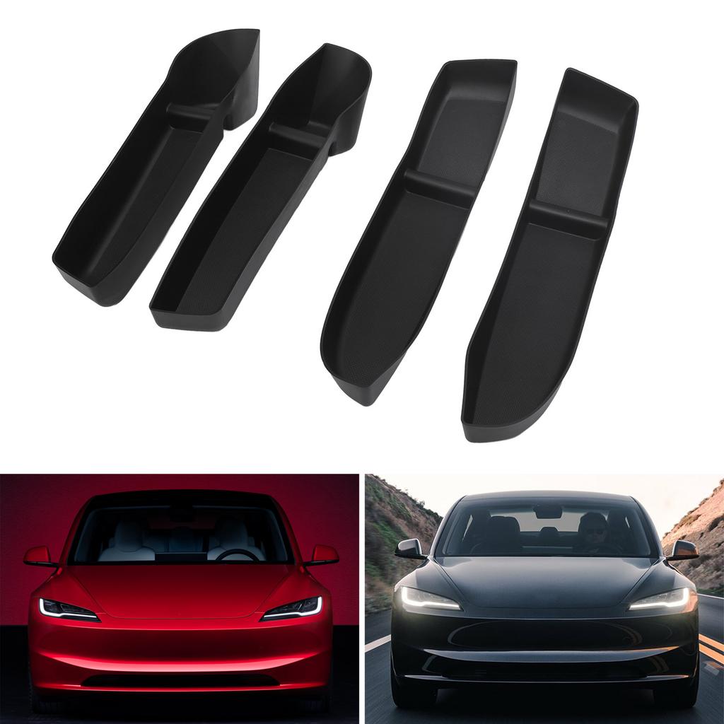 4Pcs Door Side Storage Box Versatile Use sy Installation Front Rr Door Slot   Tray Replacement for     Highland 2024