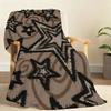 Fun star pattern Blanket Soft Throw Blanket for Home Bedroom Bed Sofa Picnic Travel Office Rest Cover Blanket Gift