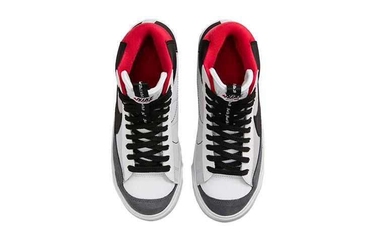 Nike Blazer Mid 77 SE GS Dance - White Black Red DH8640-100