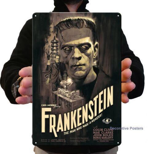 

Frankenstein Retro Movie Metal Poster Tin SignPlate Size 20x30cm aluminum sign 20x30cm（7.8x11.8inch）