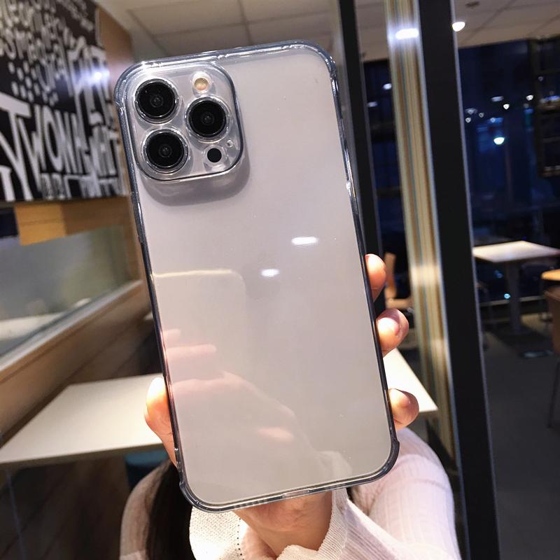 Clear Ultra Thin Silicone Phone Case For Iphone 14pro 13 12 11 Pro Max Xs Max Xr 14 Plus Transparent Soft Shockproof Back Cover