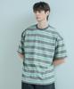 LOGSTORE Salt Washed Striped T-Shirt
