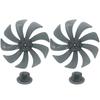 Supporto Pala Ventola 14 pollici Ventilatore da Pavimento Foglie Accessori Nero