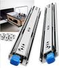 Manufactur 53mm Heavy Duty Drawer Slides Full Extension Lock Runners With/Without Lock Side Mount Ball Bearing Rails 500 Lb Load