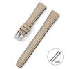 Ultra-dünnes Leder-Uhrenarmband 10mm 12mm 14mm 16mm Weiches Silikon-Uhrenband Schnellverschluss Herren Damen Armband Universelles Handgelenkband