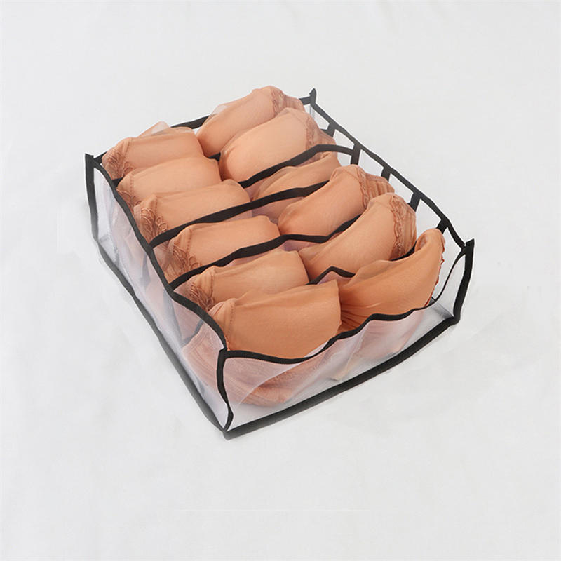 Mehrfach unterteilte faltbare Schubladen-Organizer-Tasche für Unterwäsche, Socken und Slips, platzsparend, zusammenklappbar, Schrank-Kleider-Organizer, Aufbewahrungsbox