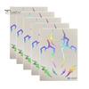 Event Makeup Tattoos 5 Sheets Holographic Lightning Tattoos, Waterproof Flash Temporary Safe Face Stickers, Full Color Body Art for Festival