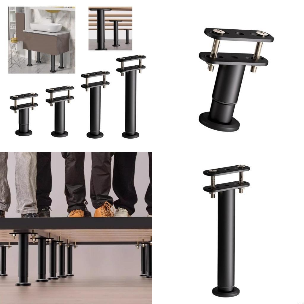 G8DA Under Bed Center Support Leg Adjustable Height Bed Support Legs with Wider Base