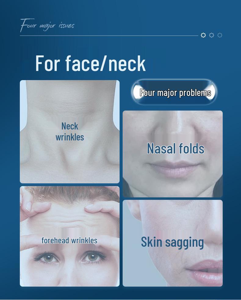 Portable Anti-Wrinkle Neck & Nasolabial Massager | Smart EMS Beauty Device